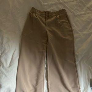 Abercrombie and fitch khaki/tan tailored pants